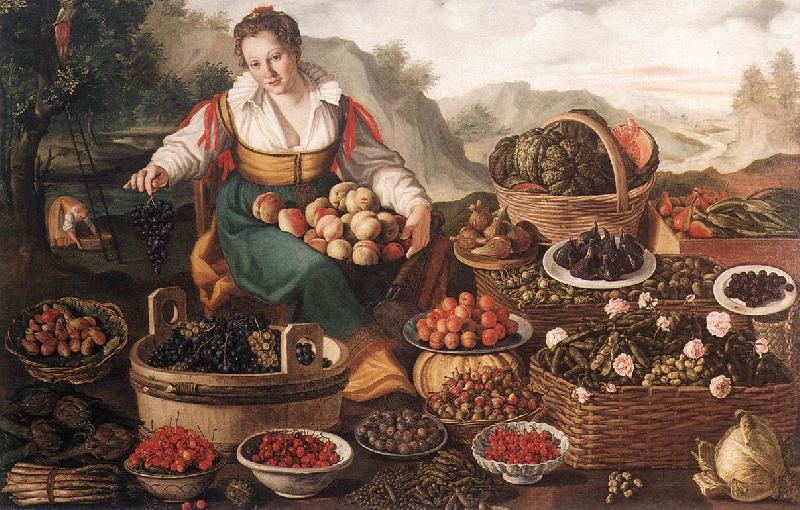 CAMPI, Vincenzo The Fruit Seller china oil painting image